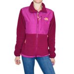 The North Face Pink & Orange Fleece Full Zip Sweater Jacket Photo 0