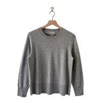 J.Crew  Cashmere Classic Fit Crew Neck Sweater Grey Sz S Photo 1