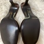 Mootsies Tootsies Adorable NIB "Mobell" chocolate brown satin slides Photo 4