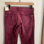 Anthropologie Pilcro The Icon Corduroy Flare Jeans Mid-Rise Edition in Wine Photo 9