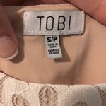 Tobi White Cutout Lined Lace Sleeveless Mini Dress Women Small Photo 2