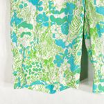 Lilly Pulitzer Size 4 Shorts Green Blue Lions Cotton The Chipper Short 1448 Photo 2
