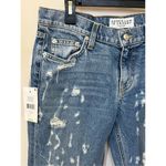 Derek Lam 10 CROSBY  Mila Distressed Mid Rise Girlfriend Jeans 26 Photo 1