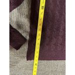 Ralph Lauren Lauren  Black Label Sweater Boat Neck Burgundy Cable Knit Sz,Medium Photo 4