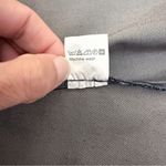 Anne Fontaine Dark Denim Zip Up Ruffle Slim Fit Short Collar Jacket Top 3 Medium Blue Photo 10