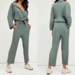 Free People  Ribbed Knit Cut Out Jumpsuit Photo 1