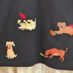 Bechamel Vintage Dog Applique Long Sleeve Polo Black Size M Photo 5