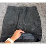 Shinestar NWT Women's Black Embossed Snake Print Faux Leather Mini Skirt Size S Photo 8