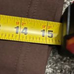 Breckenridge Brown Fall Autumn Embroidered Leaves Long Sleeve Shirt L Photo 7