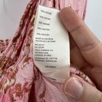 Free People Hilary Floral Cropped Long Sleeves Top Pink Combo Blouse Size Small Photo 10