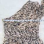 Gianni Bini Leopard Print Maxi Dress One Shoulder Long Sleeve Party Size 4 New Photo 12
