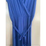 Joseph Ribkoff  Women's Blue Sleeveless V-Neckline Jumpsuit Size 8 Photo 3