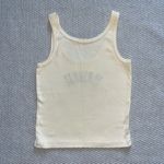Brandy Melville John Galt Cream and Navy Hawaii Graphic Tank Top One Size Photo 1