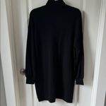 Fifteen Twenty  Black Cowl Neck Hoodie with Zipper Accents Photo 8