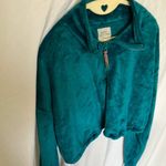 Urban Outfitters : Teal Fleece Pullover- Cropped- Boxy- S Photo 13