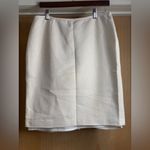 Calvin Klein Elegant Cream Skirt. Size-10 Photo 1