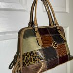Giani Bernini Animal Print Patchwork Faux Leather Crossbody Medium Photo 2