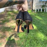 Franco Sarto  RANIA Womens High Heels Sandals Glitter Pumps black size 10 wedding Photo 9