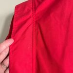 Vintage 80s/90s Mulberry Street Red Trench Coat Belted Jacket Contrast Collar Size 14 Photo 8