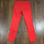 J Brand  Bright Red Skinny Leg Ankle Jeans Photo 7