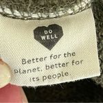 Madewell olive green pleat balloon sleeves cotton hoodie sweatshirt, size XS Photo 9