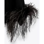 ZARA feathered flowy blouse Photo 6