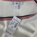 Roz & Ali Roz & Ali Button Accents Ivory Blouse (NWT) Photo 3