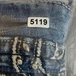 Miss Me  Jeans Women Size 30 Bootcut Denim Skirt Embellished Fleur De Lis Photo 9