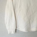 Madewell Tops Womens Waffle-Knit Long-Sleeve Crewneck Tee Ivory Size Large NEW Photo 4