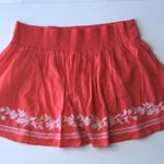 Aeropostale  mini flair skirt with white embroidery Photo 2