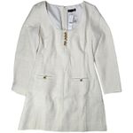 J.Crew  Sophia Wool‎ Blend scoopneck dress in tweed Natural 6 NWT Photo 2