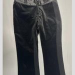Banana Republic Martin fit velvet black flare pants lined satin waist size 4 Photo 3