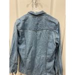 Biker Blues Harley Davidson Lace Up Denim Shirt Jacket Women's S Blue Photo 12