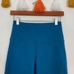 Calia Power Sculpt Perforated Bike Shorts Blue Size Small Photo 3
