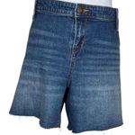 Isabel Maternity by Ingrid & Isabel Side Panel Women Jean Midi Short US 16 NWT Blue Photo 0