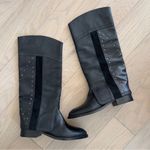 Free People NWOB  Lola Tall Leather Boots in Black Photo 4