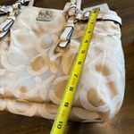 Coach Vintage Madison OP Art CC Logo Tote Shoulder Tan Signature Canvas Y2K Bag Photo 14