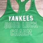 PINK - Victoria's Secret Victoria's Secret PINK and 5th and Ocean Green Yankees Crop Tank Top Size XS Photo 6