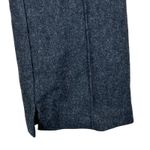 American Eagle  Pants Womens 0 Black Wool Stretch Split Hem Career Work Office Photo 2