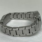 Fossil blue women’s date watch 28mm round case silver tone 100MWR link running Photo 7