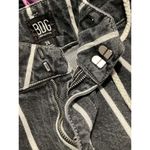 BDG  High Waist Wide Cropped Gray Stripe Jeans Yarn Belt Photo 5