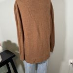 J.Crew Wool Blend V Neck Sweater XL Brown Camel Photo 6