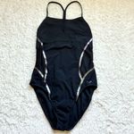Speedo Lzr Fit Thin Strap One Piece Swimsuit Power Plus 14 Black Flyback Racing Photo 5