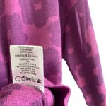 Revolve John + Jenn Fionne Flower Print Crop Long Sleeve Floral Sweater Purple Small Photo 6