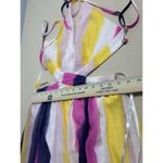 Papaya  Woman Dress M Halter Neck Lined Boho Vacation Preppy Zipper Back Boho Y2K Photo 6