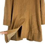 Talbots  Wool Cashmere Blend Hidden Button Car Coat Dark Camel Size 14P Photo 8