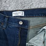 Abercrombie & Fitch Abercrombie 90s Straight Ultra High Rise Jeans Dark Wash Blue Size 0 25 Stretch Photo 3