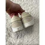 New Balance Pro Court Cup Women's 7 Cream Beige Satin Suede Sneakers Photo 4