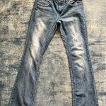 Wired Heart Light Wash Rhinestone Embroidered Boot Cut Jeans 29" Blue Photo 0