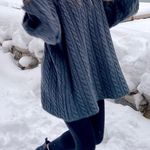 H&M Gray Cable Knit Sweater Photo 4